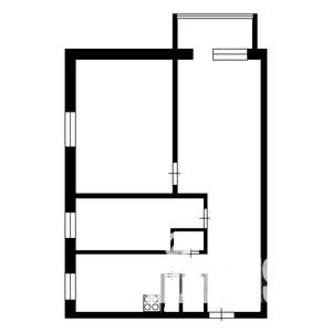 3-к квартира, вторичка, 54м2, 1/4 этаж