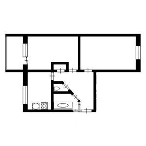 2-к квартира, вторичка, 45м2, 4/5 этаж