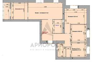 4-к квартира, вторичка, 94м2, 7/10 этаж