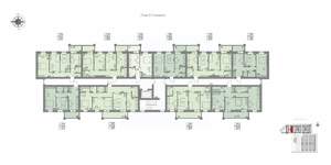 2-к квартира, строящийся дом, 45м2, 7/7 этаж