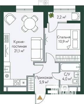 Фото квартиры на продажу (1)