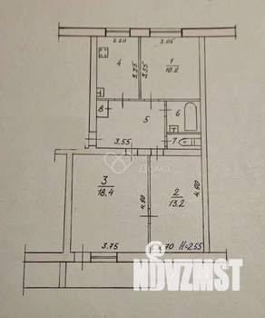 3-к квартира, вторичка, 63м2, 1/5 этаж