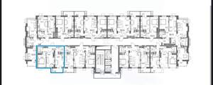 2-к квартира, вторичка, 53м2, 14/19 этаж