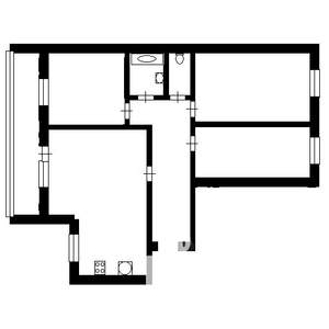 4-к квартира, вторичка, 71м2, 9/9 этаж