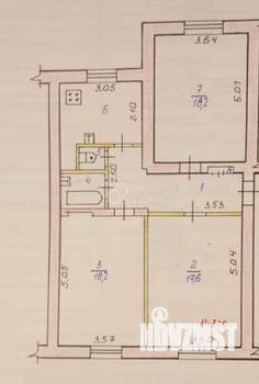 3-к квартира, вторичка, 73м2, 1/5 этаж