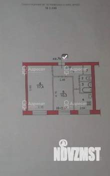 2-к квартира, вторичка, 44м2, 1/5 этаж
