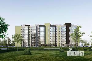 1-к квартира, строящийся дом, 34м2, 9/9 этаж