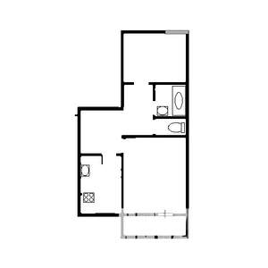 2-к квартира, вторичка, 52м2, 3/5 этаж