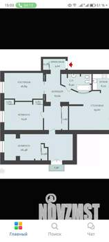 4-к квартира, вторичка, 116м2, 2/4 этаж