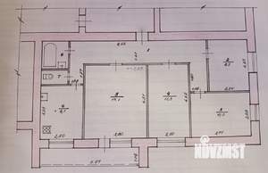 4-к квартира, вторичка, 74м2, 4/9 этаж