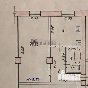 1-к квартира, вторичка, 37м2, 1/2 этаж
