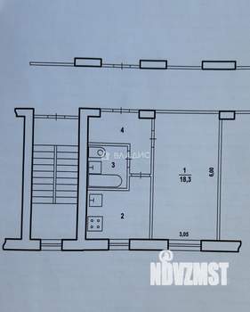 1-к квартира, вторичка, 36м2, 3/5 этаж