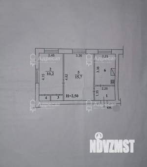 2-к квартира, вторичка, 38м2, 1/2 этаж