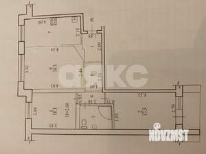 3-к квартира, вторичка, 63м2, 2/9 этаж
