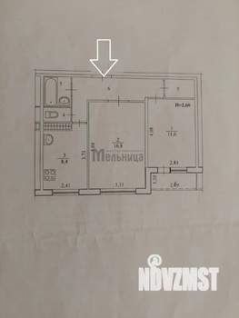 2-к квартира, вторичка, 52м2, 7/9 этаж
