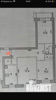 3-к квартира, вторичка, 65м2, 2/9 этаж