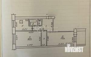 2-к квартира, вторичка, 52м2, 5/9 этаж