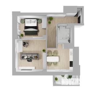 2-к квартира, вторичка, 56м2, 22/24 этаж