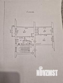 3-к квартира, вторичка, 61м2, 4/5 этаж