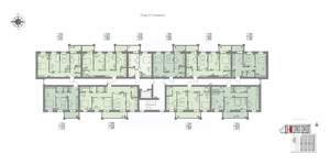 2-к квартира, строящийся дом, 45м2, 6/7 этаж