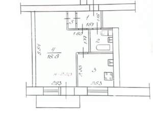 1-к квартира, вторичка, 29м2, 5/5 этаж