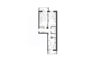 2-к квартира, строящийся дом, 61м2, 3/19 этаж
