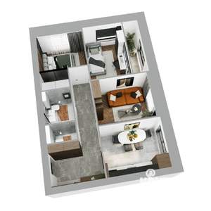 3-к квартира, вторичка, 62м2, 2/10 этаж