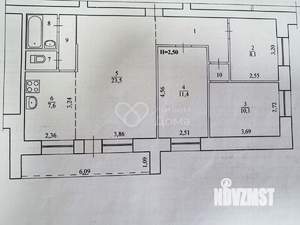 4-к квартира, вторичка, 72м2, 3/10 этаж