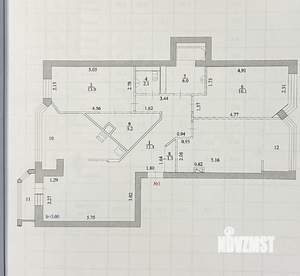 4-к квартира, вторичка, 115м2, 2/23 этаж