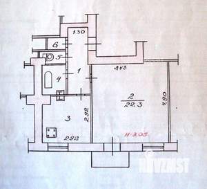 1-к квартира, вторичка, 41м2, 4/4 этаж