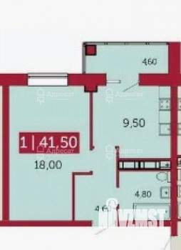 1-к квартира, вторичка, 37м2, 15/19 этаж