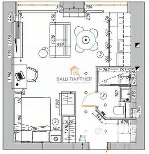 1-к квартира, вторичка, 32м2, 2/9 этаж
