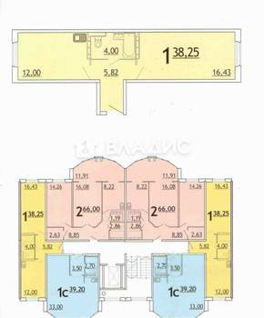 1-к квартира, вторичка, 38м2, 2/10 этаж
