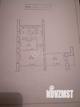 3-к квартира, вторичка, 57м2, 3/9 этаж