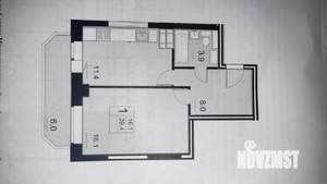 1-к квартира, вторичка, 45м2, 6/23 этаж