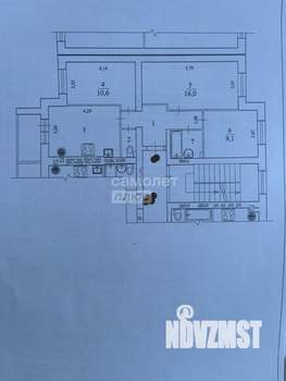 3-к квартира, вторичка, 61м2, 4/5 этаж