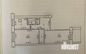 2-к квартира, вторичка, 52м2, 5/9 этаж