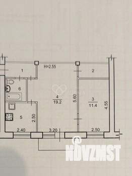 2-к квартира, вторичка, 46м2, 5/5 этаж