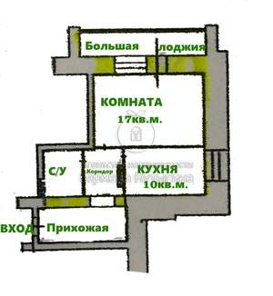 1-к квартира, вторичка, 39м2, 4/18 этаж