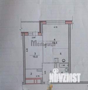 2-к квартира, вторичка, 55м2, 15/25 этаж