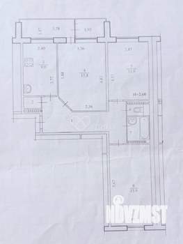 3-к квартира, вторичка, 69м2, 7/9 этаж