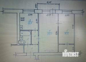 2-к квартира, вторичка, 42м2, 3/5 этаж