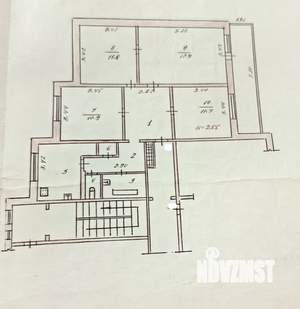 4-к квартира, вторичка, 80м2, 2/14 этаж