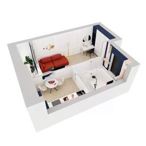 1-к квартира, вторичка, 37м2, 8/10 этаж