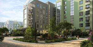 2-к квартира, строящийся дом, 55м2, 3/8 этаж