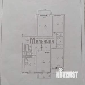 4-к квартира, вторичка, 92м2, 9/9 этаж