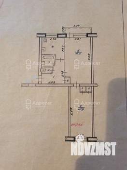 2-к квартира, вторичка, 44м2, 5/5 этаж