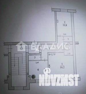 2-к квартира, вторичка, 48м2, 5/5 этаж