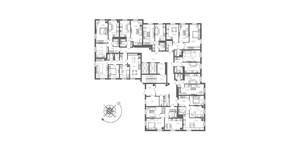 2-к квартира, вторичка, 51м2, 1/10 этаж