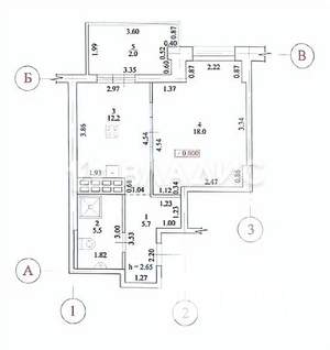 Студия квартира, вторичка, 42м2, 20/23 этаж